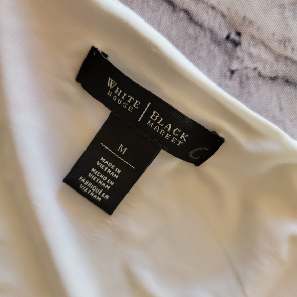 White House Black Market Floral Tank Sz M - Picture 3 of 8